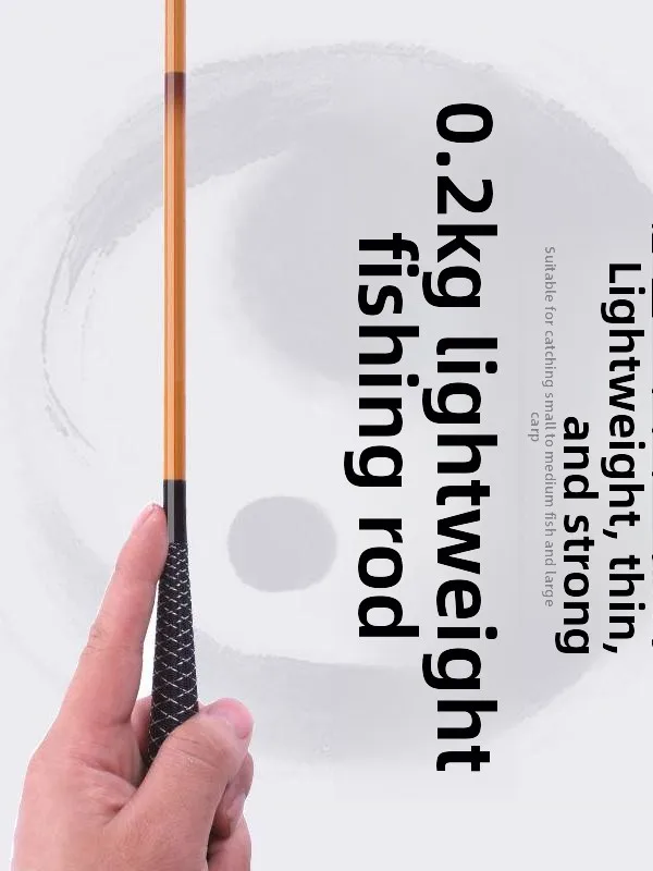 Ultra-Fine Ultra-Hard Carbon Fiing Rod Handheld Bamboo-Imitating Carp Fiing Rod 28 Adjusents 37 Adjusents Taiwan Fi...