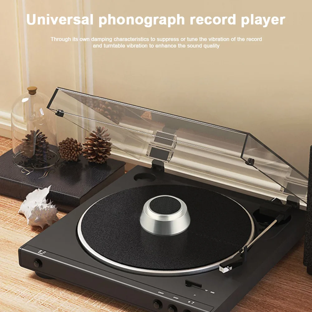 Viborg Viborg 50HZ 3 in 1 Record Clamp LP Disc Stabilizer Turntable