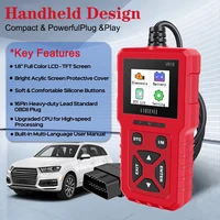 Car Diagnostic Tool Multi-language OBD2 Scanner Check Engine System Battery Tester V619 Read Vehicle Information Code Reader 2