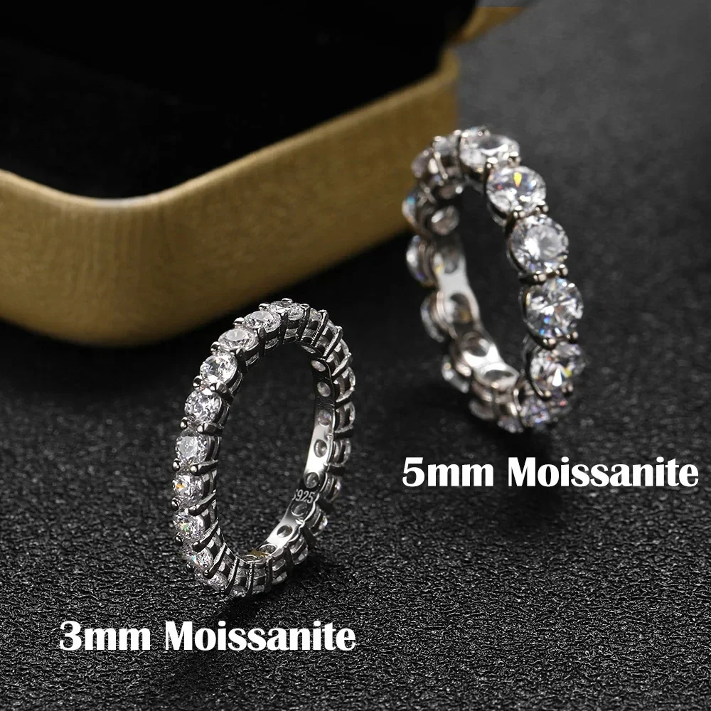 Boucles D'oreilles Homme En Moissanite Noire 2,40 Ct - Argent 925 Plaqué Noir - Lab Créé - Neuf Sous Emballage