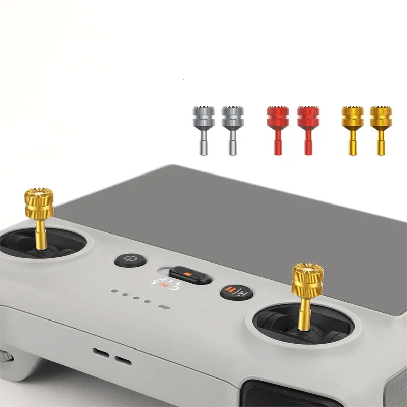 2 Pcs DJI RC Control Remote With Screen Aluminum Alloy joystick Thumb Stick For DJI Mini 3 pro Drone Accessories