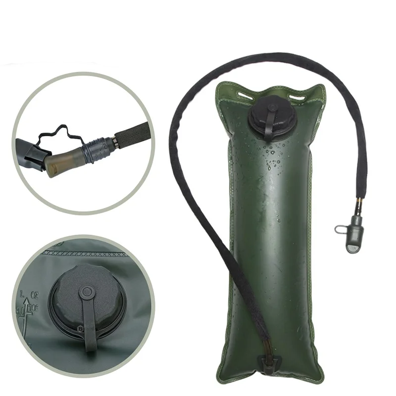 

Tactical 3L Low Profile Hydrator TPU Water Bag Backpack Cycling Pack Outdoor Hydration System For Tourism Hiking Climbing