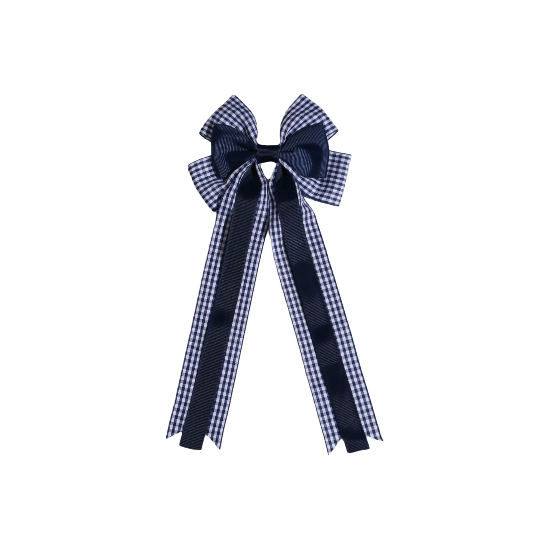 Chic British Style Children's Duckbill Hair Clips - Grid Series Hair Accessories, New Arrival