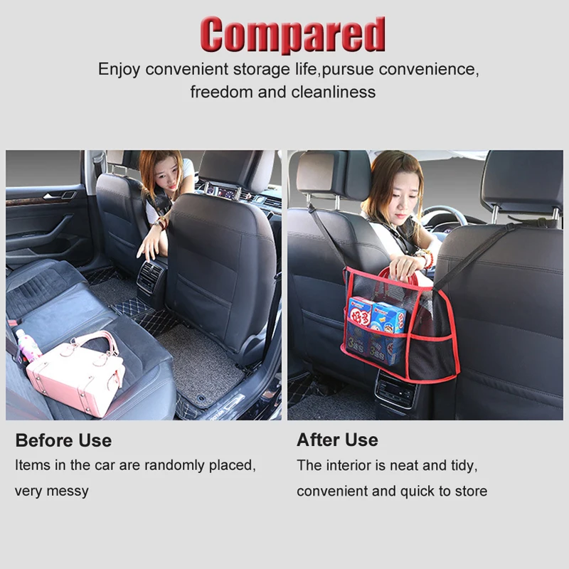 Car Handbag Holder Interior Car Stowing Tidying Car Seat Middle