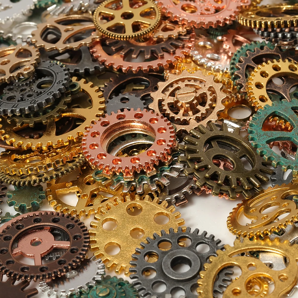 100g Ingranaggi vintage Creazione di gioielli Fai da te Lega Steampunk Gear Ciondolo Artigianato Art acquista in modo economico - spedizione gratuita, recensioni reali con foto