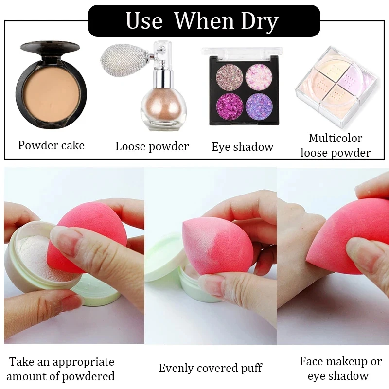 Luxury Super Soft Makeup Sponge Set with Storage Jar - Beauty Tools and Accessories