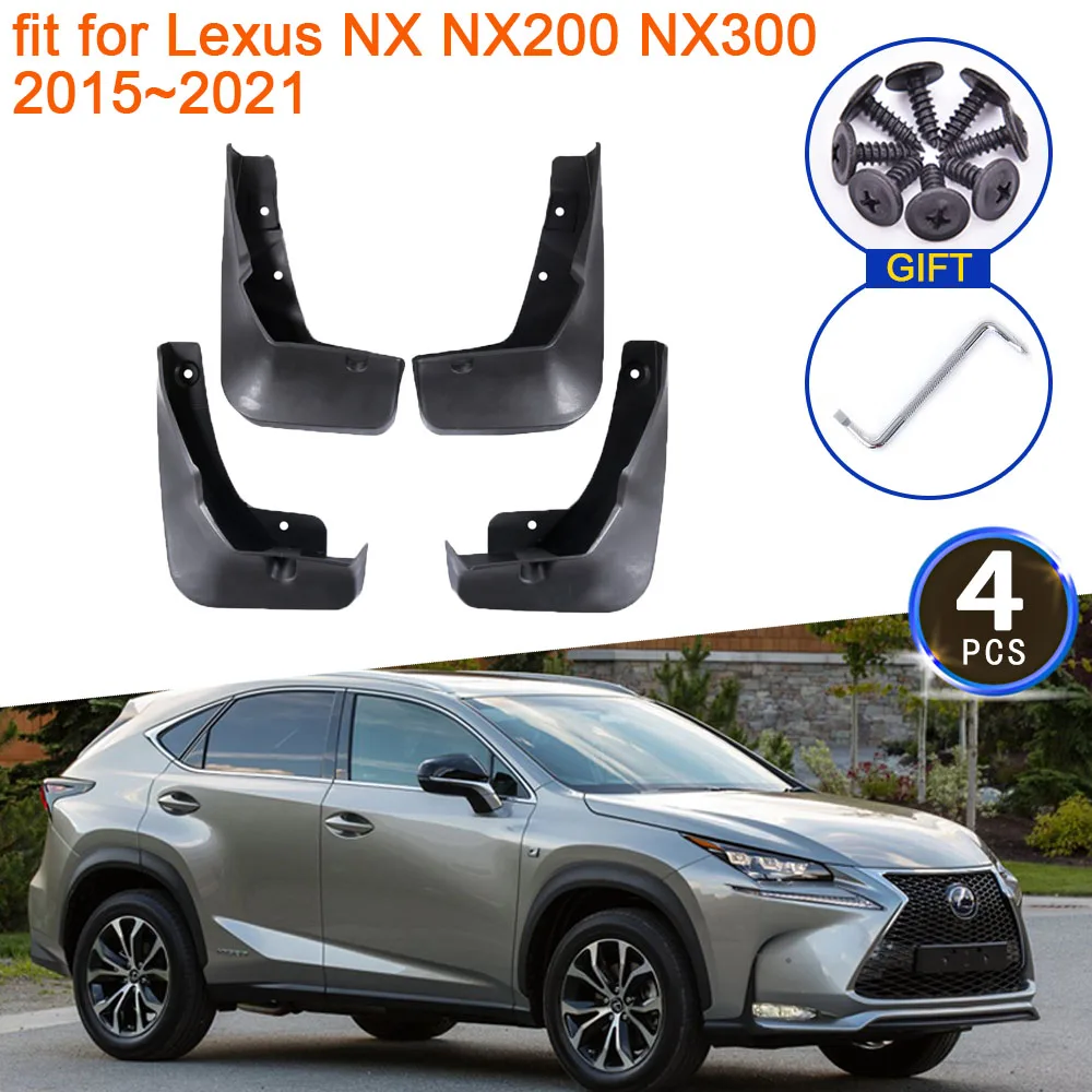 

Mudflap For Lexus NX NX200 NX300 2015 2016 2017 2018 2019 2020 2021 Mudguard Splash Front Wheels Fenders Car Styling Accessories