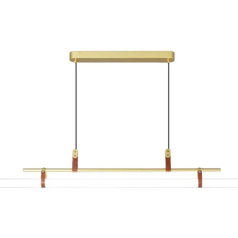 Pendant Lights Pendant Lamp Chandelier Lighting for Nordic Minimalist Restaurant Study Room Office Front Desk Coffee Shop Cashier Counter Bar Counter Straight Strip Chandelier