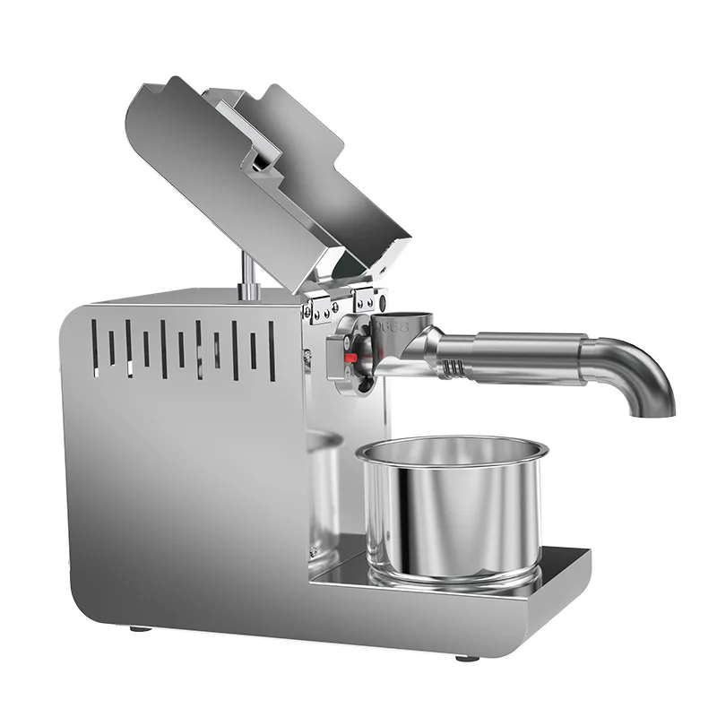 DEAROK-T1 110V/220V Household Oil Press Intelligent Stainless Steel Oil Extractor Small Stainless Steel Sunflower Oil 800W 4