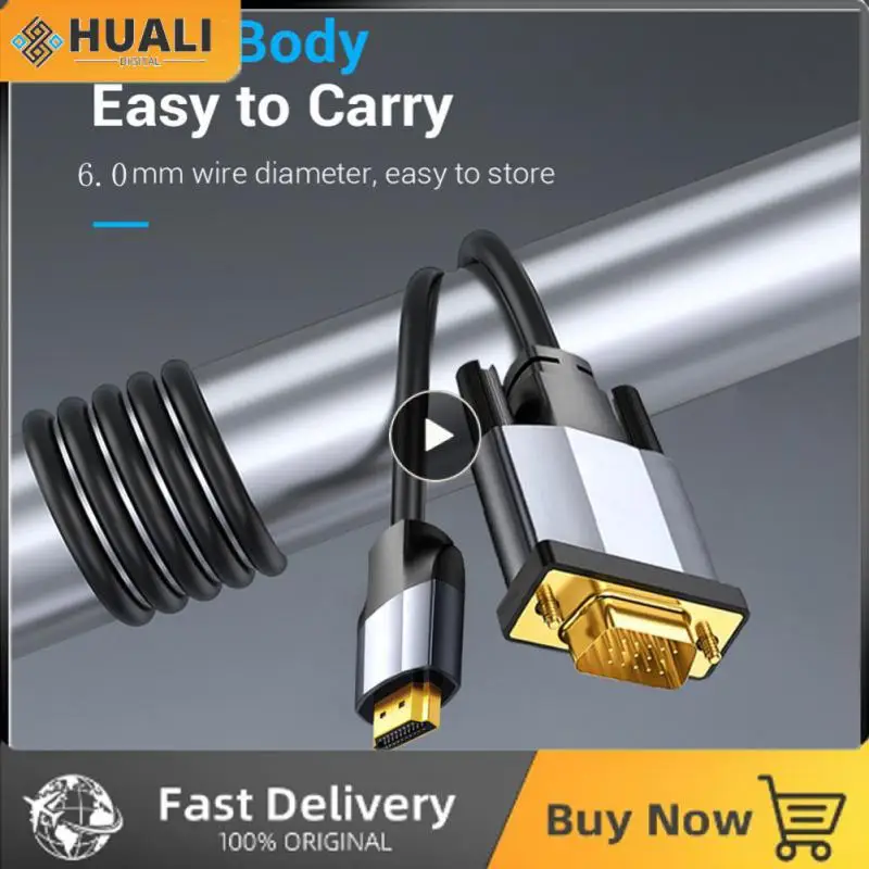 

1080p HDMI-совместимый кабель Vga 1920*1080p 4k конвертер адаптер HDMI-совместимый кабель Vga передача данных шнур аудио видео