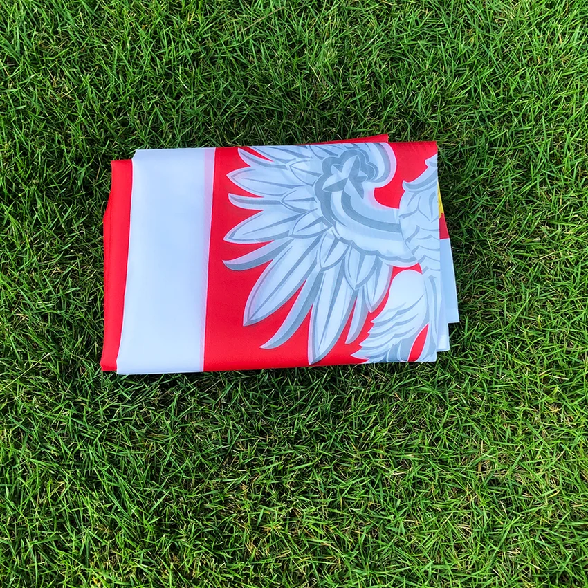 SKY FLAG Polen-Adlerflagge 3x5 Fuß 90x150cm Die Adlerflagge der Republik Polen Polnische Flaggen Weiß-Rot EU-Polen-Flaggen – Detail 6