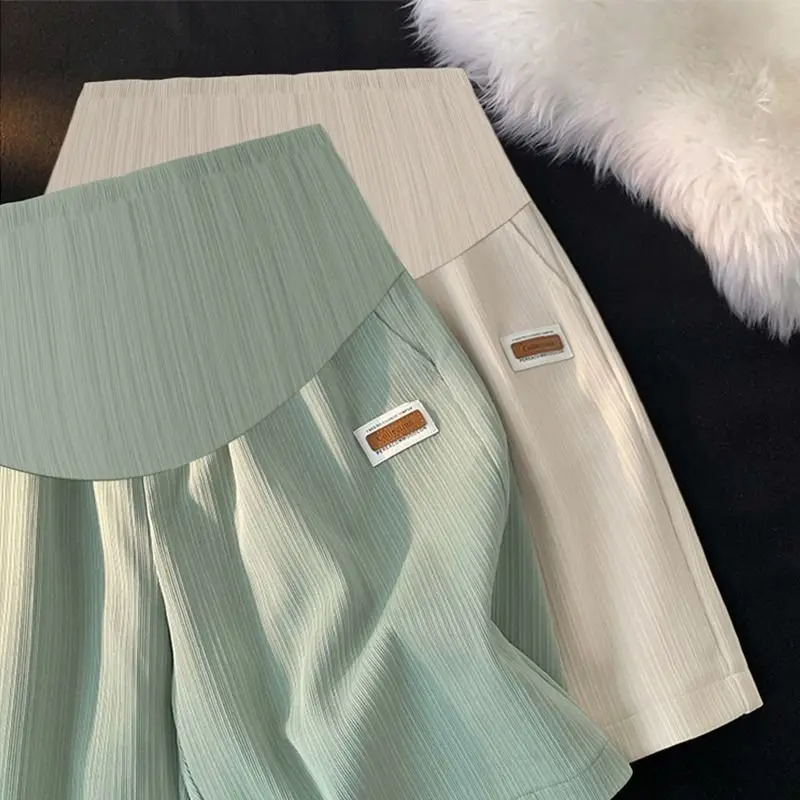 Summer Maternity Short Legging Seamless High Waist Belly Underpants Clothes for Pregnant Women Hot Pregnancy Shorts 2024 4