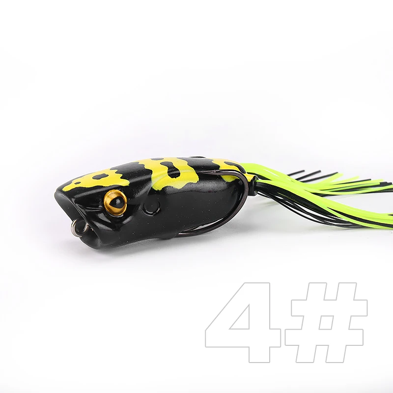 WEIHE 1PC 16g6cm Froschködermodifikation mit großem Mund für Blackfish Fishing Heavy-Duty-Springgerät – Detail 4