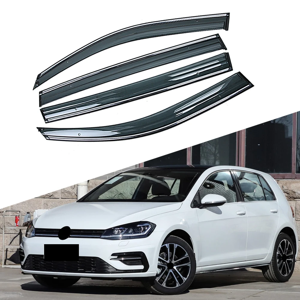 

Для VOLKSWAGEN VW GOLF R-Line 2017-2019 Автомобильная Защита от солнца, дождя, солнца, дождя, детской крышки, защитная крышка, отделка, наклейка на рамку