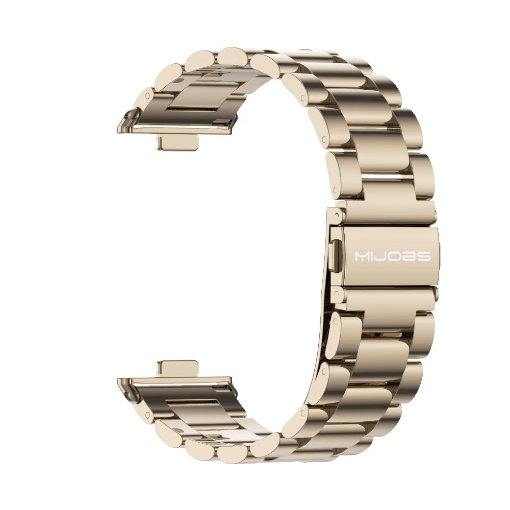 Stainless Steel Watch Strap Bracelet - Versatile Men's and Women's Metal Band