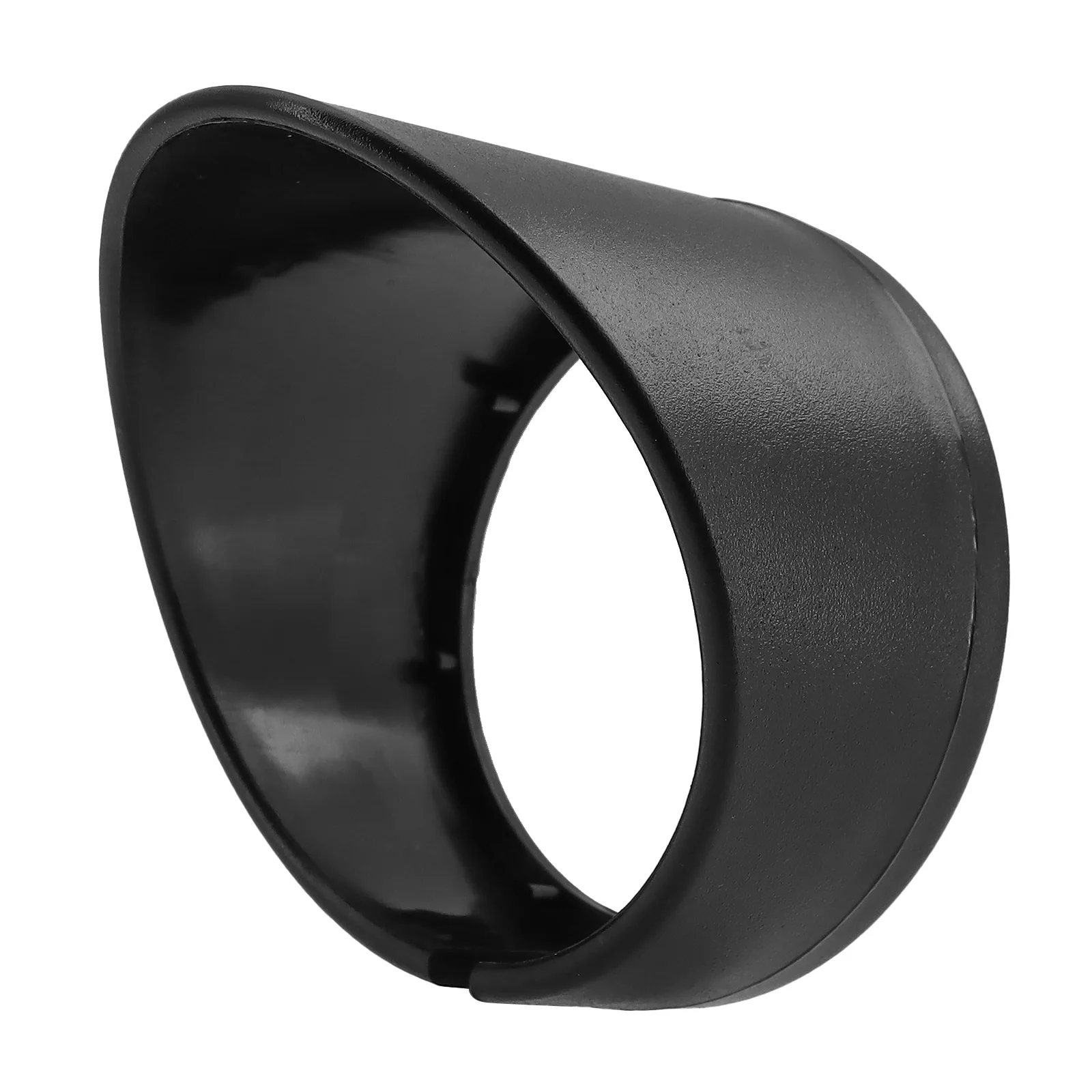 60mm Gauge Sun Visor / Hood Cover - ABS Black, Reduces Glare For Aftermarket Gauges