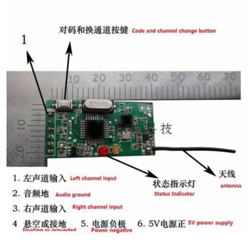 2.4G NRF24L01 bezprzewodowy nadajnik moduł nadawczo-odbiorczy dźwięk cyfrowy Wifi Sendor/odbiornik