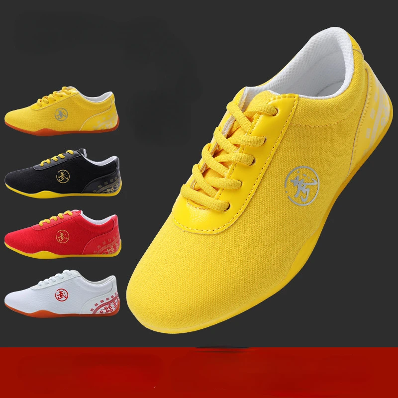 Description Picture 3 of itemCanvas Kung Fu Shoes Martial Arts Tai Chi Taekwondo Wu Shu Karate Sport Shoe Couple Sneakers Adult Shoes Large Size 27-46