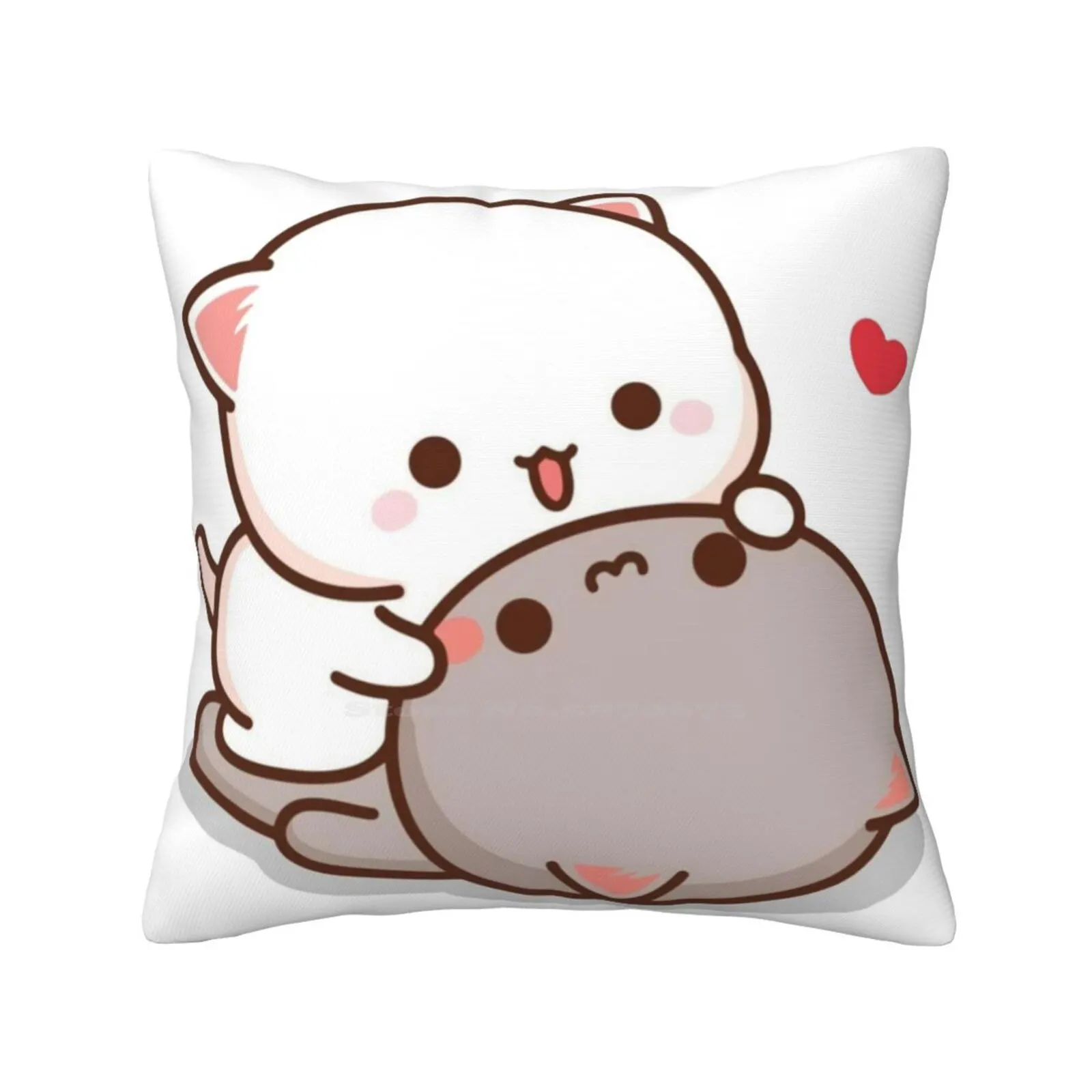 Cute Mochi Peach Cat Home Sofa Car Waist Throw Federa Bears Milk Mocha Teddy Bears Cute Bears Mochi Mochi Cat Mochi Mochi