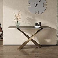 Tables Console minimalistes italiennes couloir entrée salon Tables Console de luxe luxe Unique Mesa Console meubles maison 1