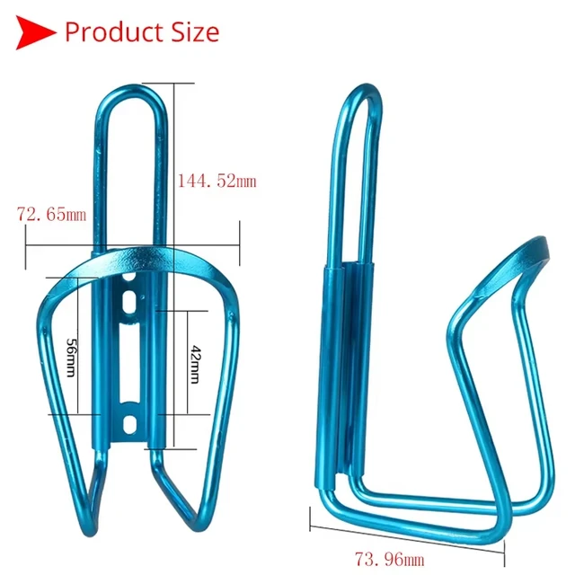 1/2pcs Bicycle Bottle Holder Outdoor Road Mountain Bike Water Kettle Cage Rack Aluminum Alloy Universal Cycling Drink Holder Cup 3