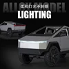 1:24 Cyber toy truck Model Y Model 3 Alloy Car Model Diecast Toy Vehicle Sound and Light Simitation Cars Model Toys Gift 2
