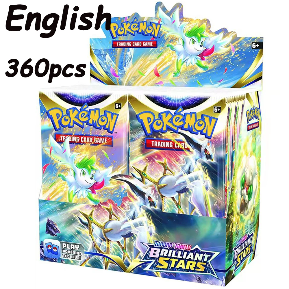 2021 New 360pcs Pokemon Tcg: Fusion Strike Shining Fates Booster Box Trading  Card Game Collection Toys - Game Collection Cards - AliExpress