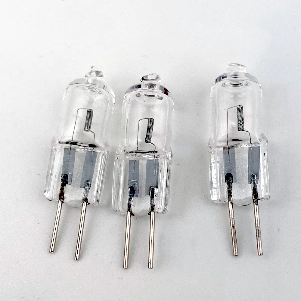 10Pcs Halogen G4 Bulb DC 12V 2-Pin Type G4 Halogen Lamps Lights 20W Clear Each Bulb With An Inner Box For Home Decor