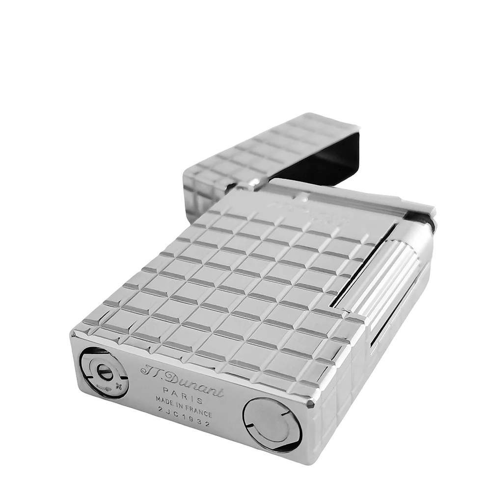 JTD Dunant Lighters Original Lattice Engraved Bright Sound Gas Butane Fashionable Cigar Gadgets Birthday Gift for Father
