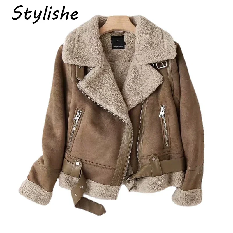 Y2K Thick Warm Lamb Jacket