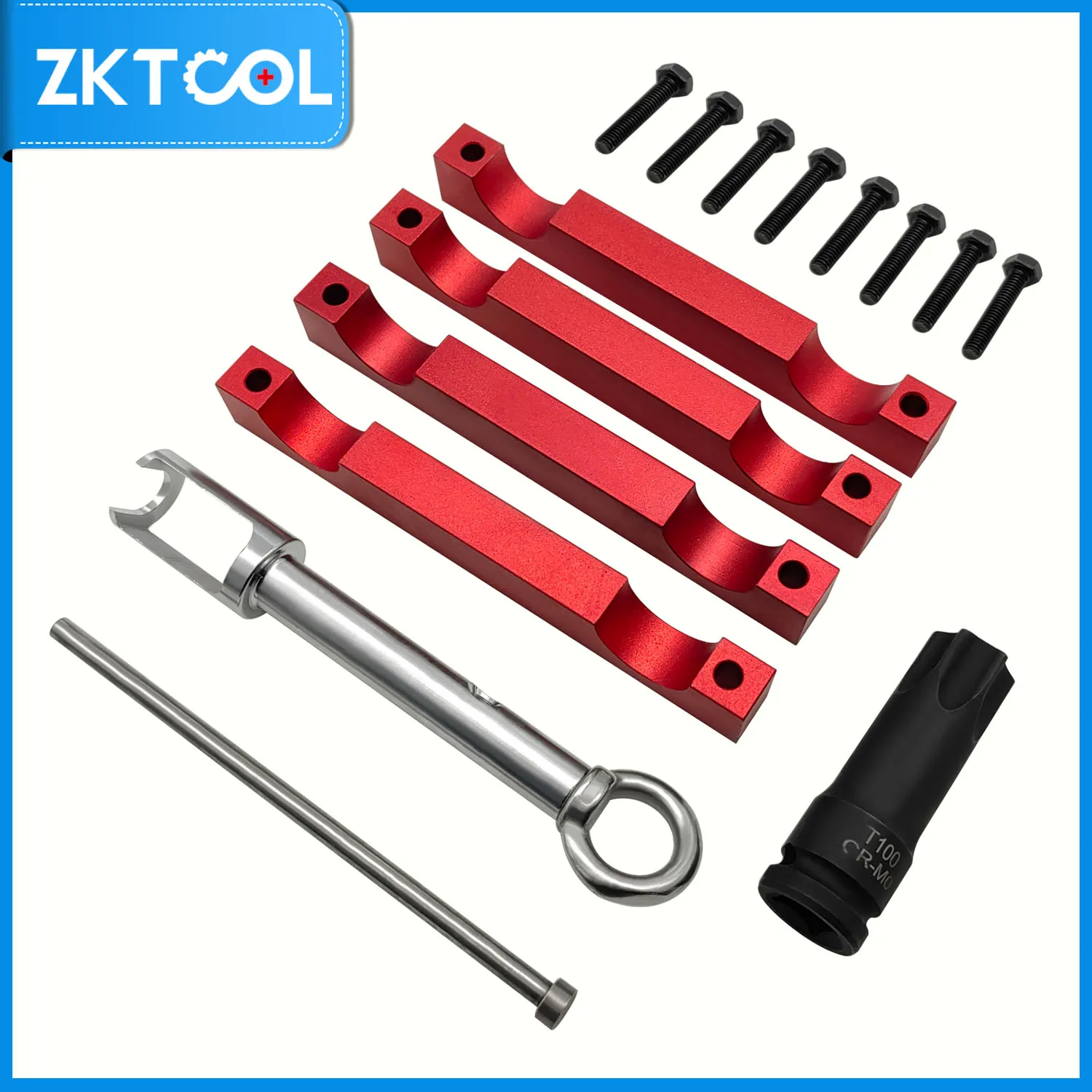 Suitable for Mercedes Benz M157/M276/M278 engine timing tool with T100 and injector removal pull tool OEM 278589003300 3