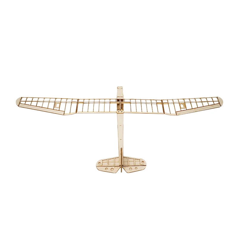 レーザーカットされたバルサ材の飛行機,日曜大工キット,翼幅