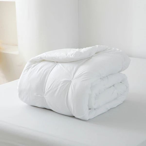 揪花胖被三件套 含填充物 枕套*2 (51cm*91cm)+胖被*1 (264cm*229cm)  King Size 胖被3件套 白色-25