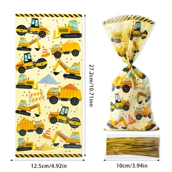 Construction Party Tableware Set - Disposable Plates, Cups, Napkins & Decor (25pcs bags)