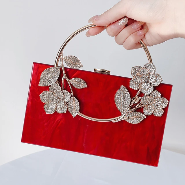 Buy Red Embroided Designer Evening Party Clutch, Clutch Bag for Women, Wedding  Clutch, Gift for Her, Many Colors Available, Evenin Party Clutch Online in  India - Etsy