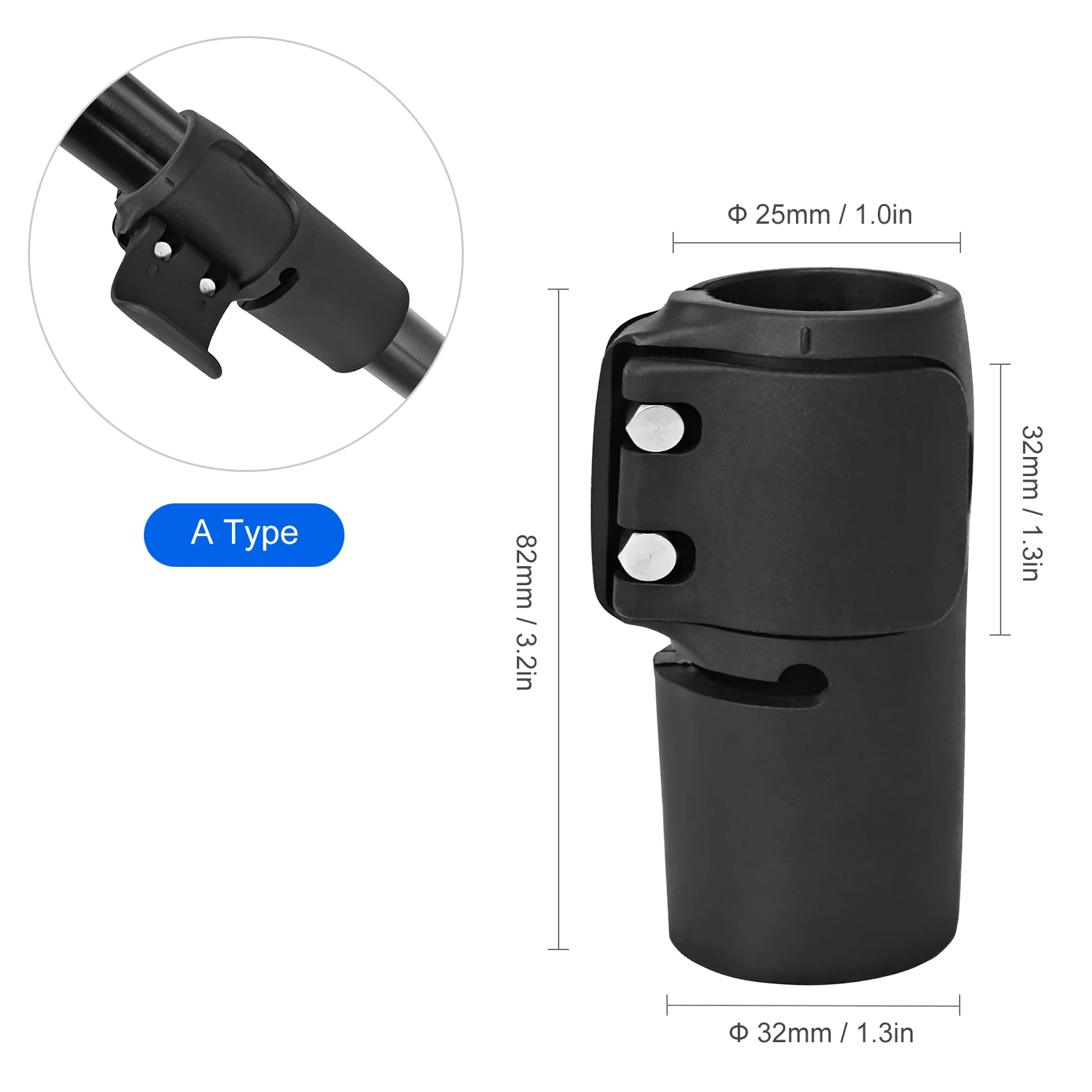 Sports Accessory SUPS Paddle Clamp Quick Release Paddle Shaft Clamp Adjuster