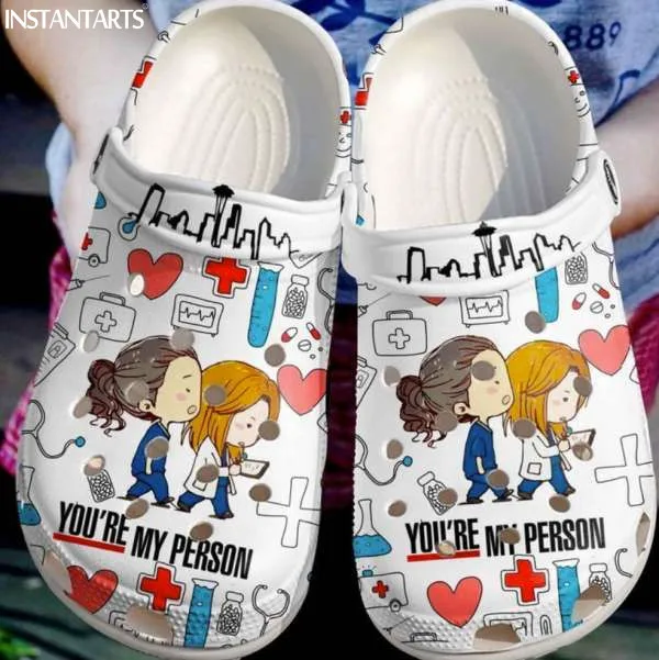 

INSTANTARTS Hospital Worker Nursing Shoes Sandals for Women Men Anatomy Print Nurse Medical Student Slippers Sandalias de mujer