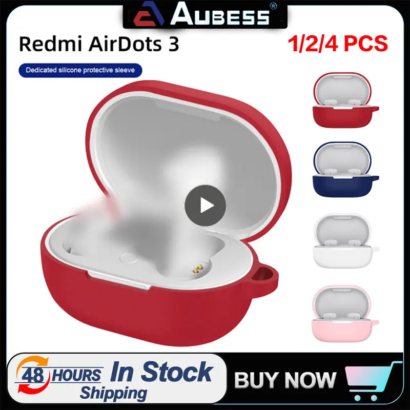 Custodia In Silicone Per Redmi Mi Airdots Tws Custodia Per Auricolari Bluetooth Wireless Per Xiaomi Redmi Airdots 3 Custodia Con Gancio Per Fibbia