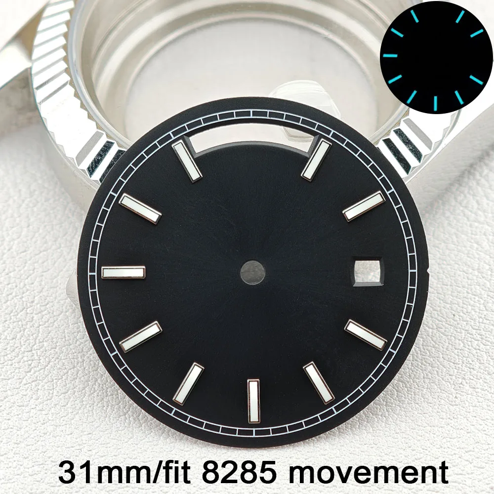 Luminous Blue-Green Dial with Dual Calendar - Watch Accessory