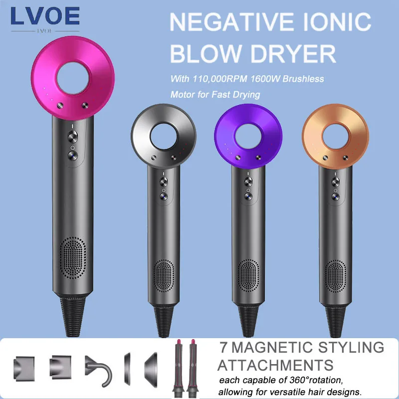 Hair Dryer High-Speed High-Power Negative Ion For Home Hair Salons Care Hot/Cold Air Blow Dryer hair dryer