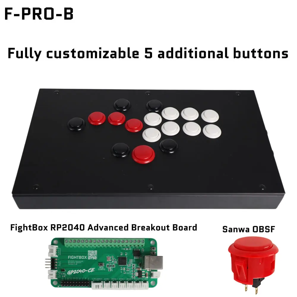 FIGHTBOX アーケードコントローラー Amazon.co.jp: ファイトボックス FightBox F8 R3L3 Black