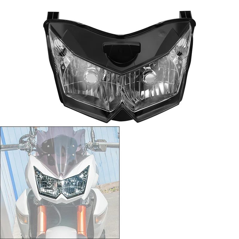 Передняя прозрачная фара в сборе для мотоцикла Kawasaki Z750 ZR750L 2007-2010 Z1000 ZRT00B 2007-2009 2008