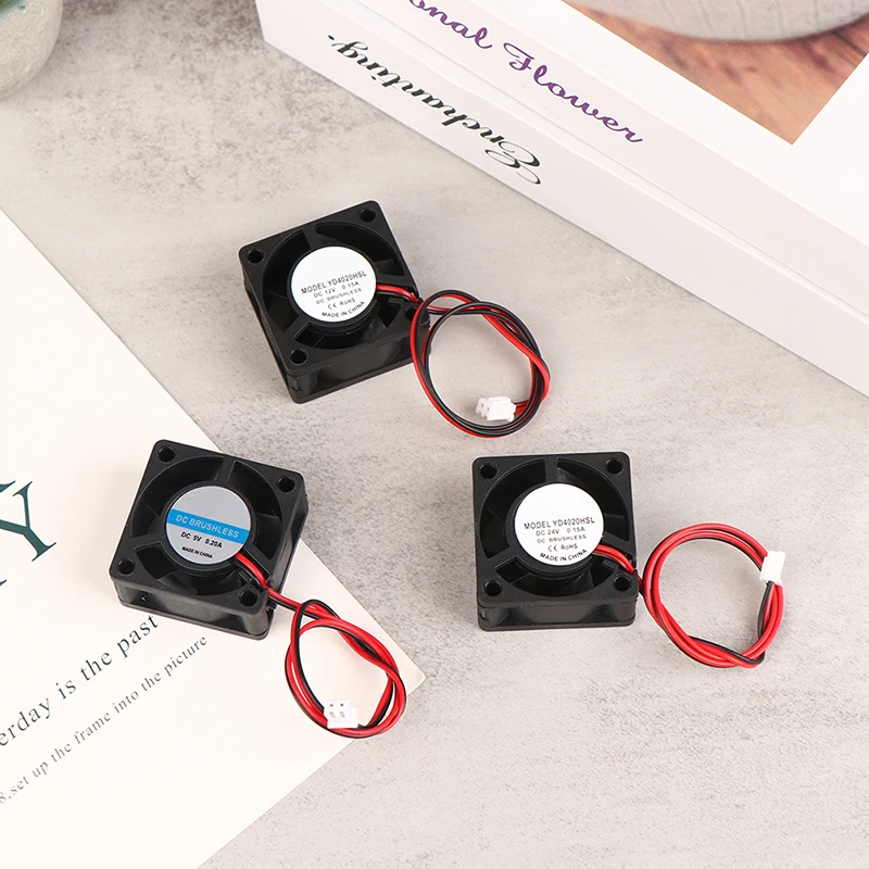 

1 Pcs DC 5V/12V/24V Computer CPU Cooler Mini Cooling Fan 40MM Small Exhaust Fan For Ender 3 CR10 3D Printer