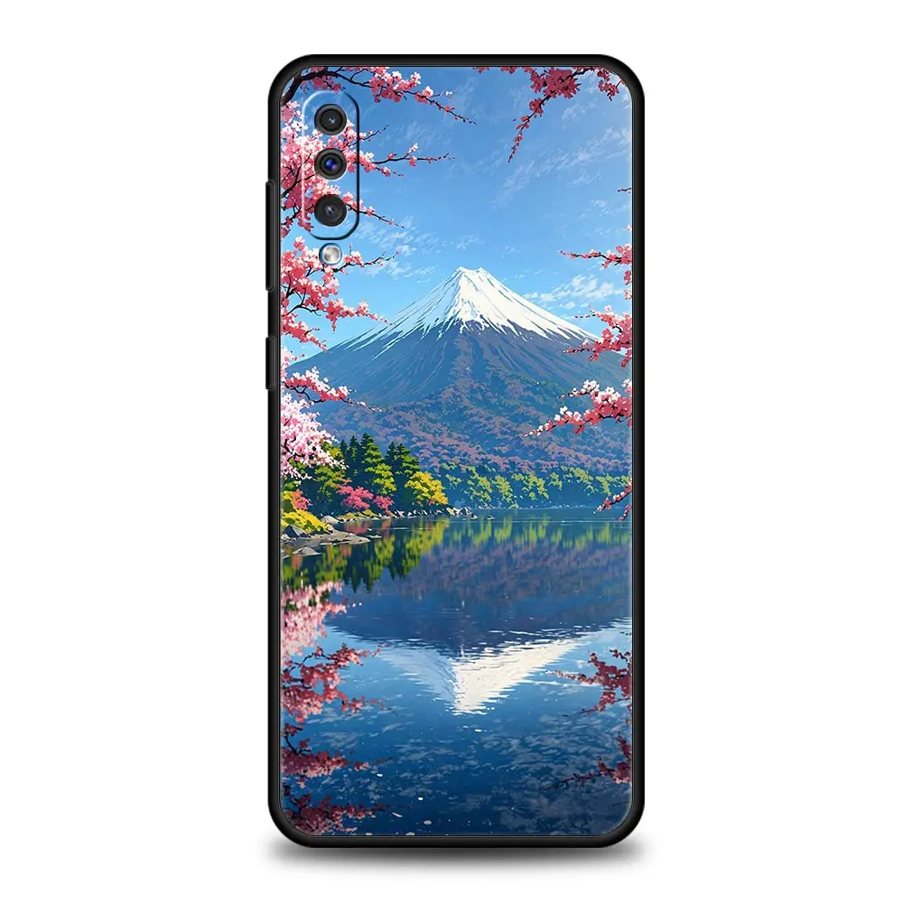 Japan Mount Fuji Cherry Blossom Phone Case Cover