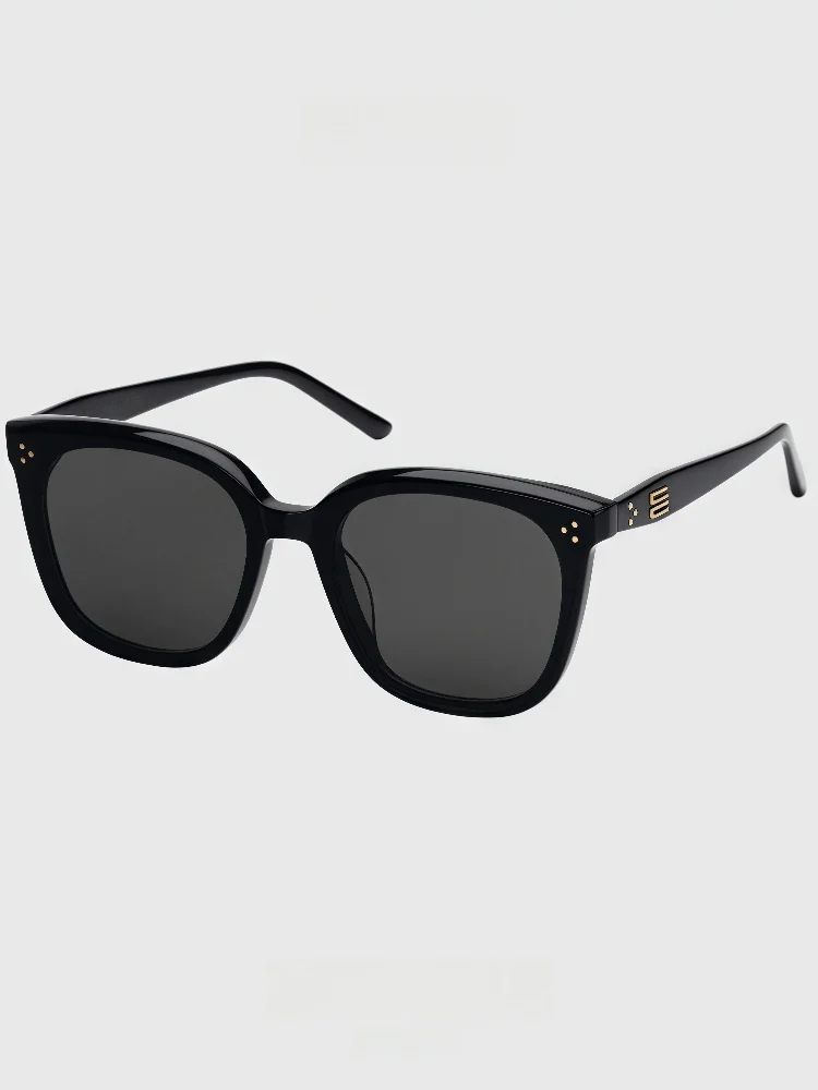 2025 New UV400 Anti-UV Large Face Slimming Board Sunglasses Women's High-End Men's Moptsle LOLOE Faionable Square Sunglasses