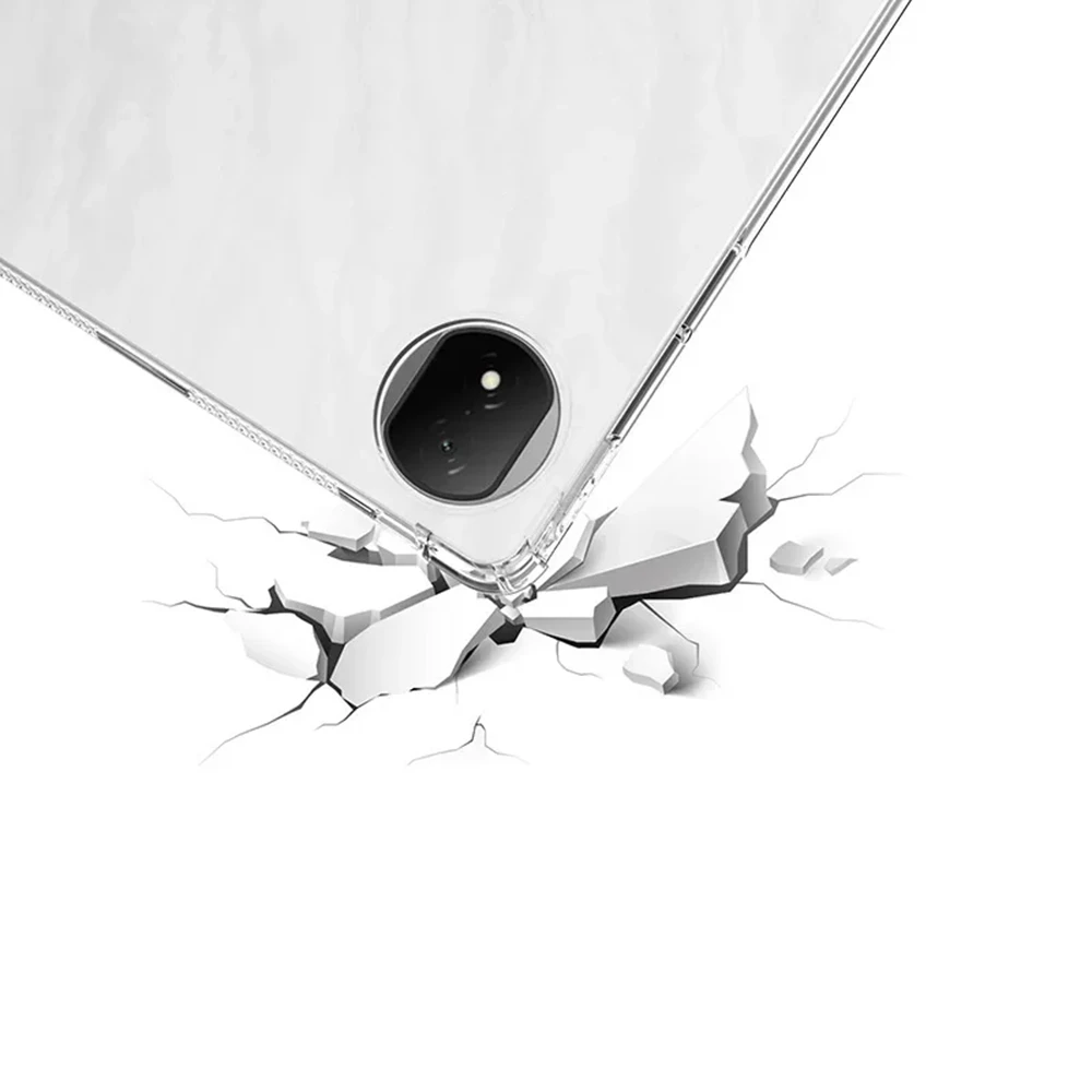 Slim Shockproof Clear TPU Tablet Case with Airbag Protection
