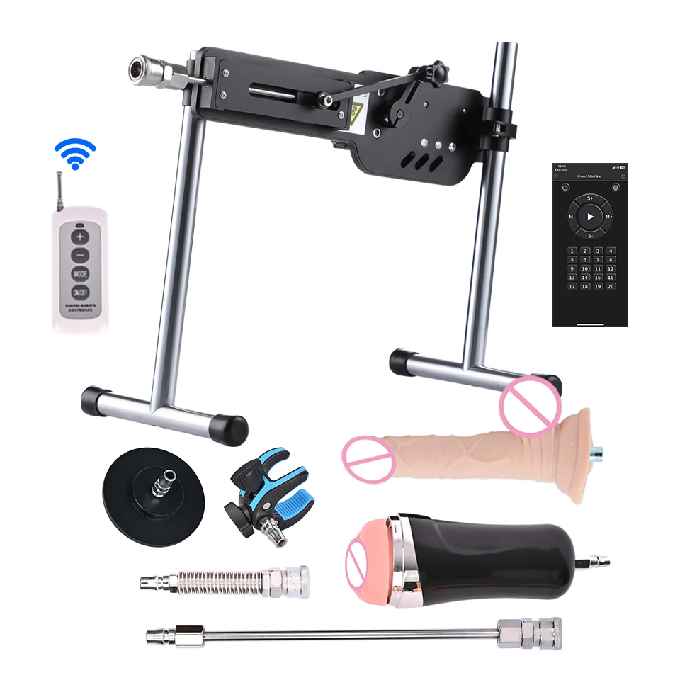 VAZEEK Sex Machine for Women and Men 70W Power APP Control Masturbation Machine with Vac-U-Lock Dildo Attachments Sex Toys