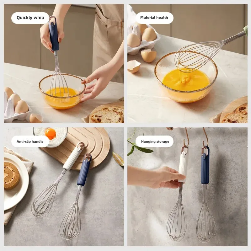 Kitchen Egg Mixing and Whisking Tool Manual Egg Beater Shaker from China Mainland Original Tool for Home Use
