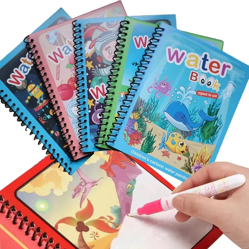 Kids Magic Water Drawing Book 1