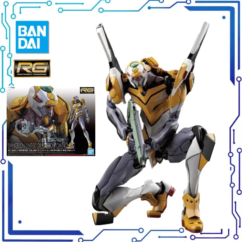 

BANDAI Anime RG 1/144 EVA00 PROTOTYPENEON Deluxe Edition GENESIS EVANGELION Assembly Plastic Model Kit Action Toys Figures Gift